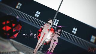 MMD SFW Mitsu and Kaat - Good Night Kiss 1100