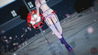 MMD SFW Pink Misaka - Hibikase 1103