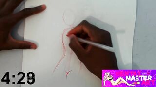 Quick Sketches:sexy Britney Amber Fan Art Speed Drawing