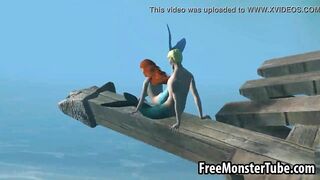 3D Ariel from the Little Mermaid gets fucked hard-high 1