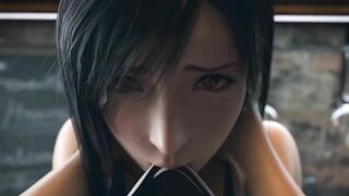 Tifa Lockhart And Cloud Strife - Seventh Heaven