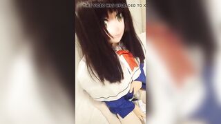 Kigurumi Aoi viberating 1