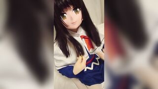 Kigurumi Aoi viberating 1