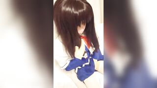 Kigurumi Aoi viberating 1