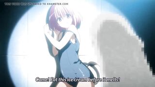 Hot ecchi scene - Ice cream facial