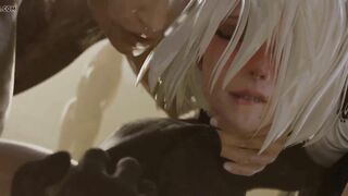 Nier Automata Yorah 2B Anal