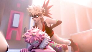 Mina Ashido Bends Over For Katsuki Bakugou