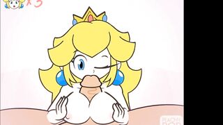 Super Smash Girls Titfuck - Princess Peach by PeachyPop34