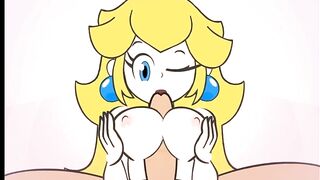 Super Smash Girls Titfuck - Princess Peach by PeachyPop34