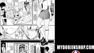 MyDoujinShop - Sexy Teen Lifts Her Skirt For Anal Sex ~ Miyamoto Issa Hentai Comic