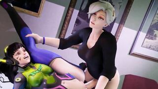 D.Va Pounded By Futa Mercy