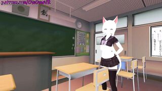 Masturbating in my class room OwO [ VRchat erp, Hentai ] Preview