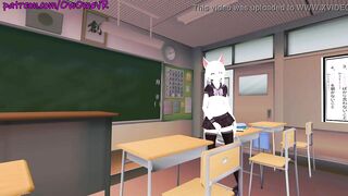 Masturbating in my class room OwO [ VRchat erp, Hentai ] Preview