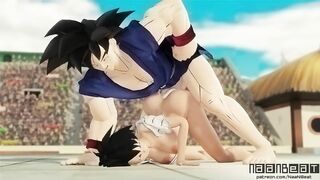 Goku Fucks Videl’s Ass At The Tournament