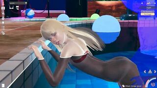 Honey select two – VIP Sarah in the swimming pool