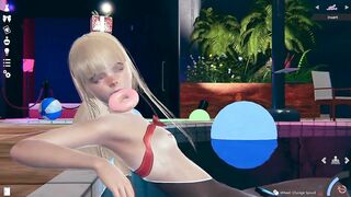 Honey select two – VIP Sarah in the swimming pool