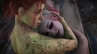 Harley Quinn And Poison Ivy Love Making