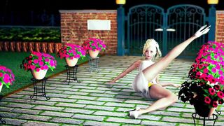 futanari x girl gorgeous dancer fuck in garden - HMV