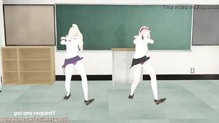 Sakura and Ino MMD: Shake it Off