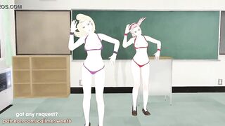 Sakura and Ino MMD: Shake it Off