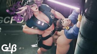 Poison’s Futa Cock Is Too Big For Chun-Li and Cammy