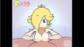 Super Smash Girls Titfuck! Rosalina