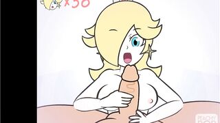 Super Smash Girls Titfuck! Rosalina