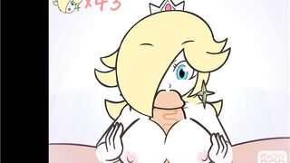 Super Smash Girls Titfuck! Rosalina