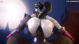 Widowmaker Insane Anal Ride BBC Version