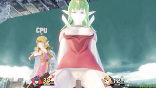 Fire Emblem Tiki rides Marth 3D