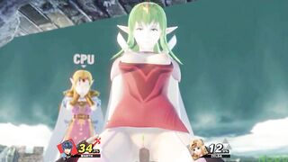 Fire Emblem Tiki rides Marth 3D