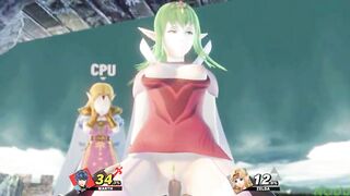 Fire Emblem Tiki rides Marth 3D