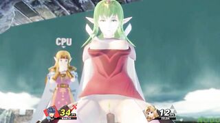 Fire Emblem Tiki rides Marth 3D