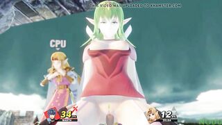 Fire Emblem Tiki rides Marth 3D