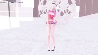 MMD Haku - Burning