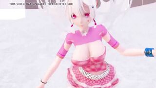 MMD Haku - Burning