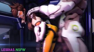 Overwatch - Tracer gets kinky! (3D animated POV)