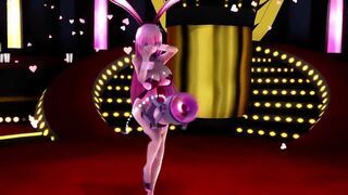 MMD Dick Pump Dance - Luka Girls - Futanari