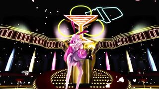 MMD Dick Pump Dance - Luka Girls - Futanari