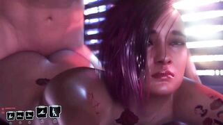 Judy Alvarez Sex Cyberpunk 2077 Animated Anal Porno Game