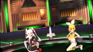 (MMD) Amatsukaze & Rin - Distorted Princess (Made by DM144)