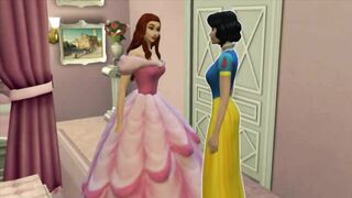 Snow White and Ariel LESBIAN Disney Fuck