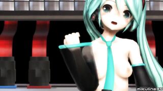 Hentai MMD - ミクのセックス 少女未遂 (Mikuline39)