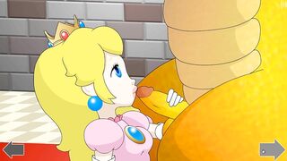 Princess Peach : Blowjob by Neonmonkey