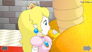 Princess Peach : Blowjob by Neonmonkey