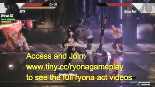 Cute girl having sex with a big boss in Pure Onyx action 2021 hentai ryona game new gameplay