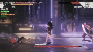 Cute girl having sex with a big boss in Pure Onyx action 2021 hentai ryona game new gameplay