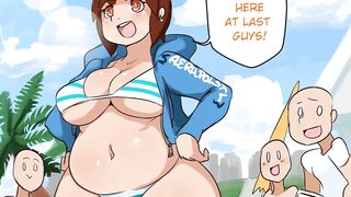 Summer Spoonin - have sex in beach hentai comic