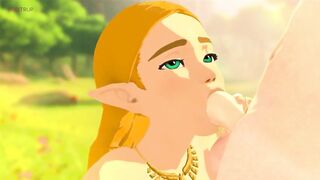 Zelda gives Blowjob in BOTW