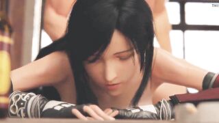 FF7 Remake Tifa Fucked Doggystyle